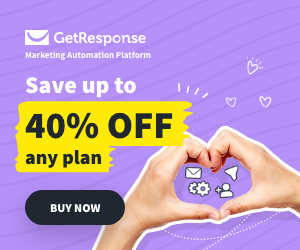 GetResponse Marketing Automation Platform 2022 Valentine's Day Promo