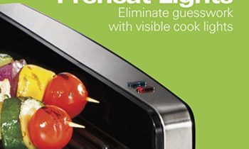 Read more about the article Hamilton Beach Electric Indoor Searing Grill Removable Easy-To-Clean Nonstick Plate, 6-Serving, Extra-Large Drip Tray, Stainless Steel (25360)