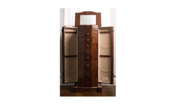 Read more about the article Hives and Honey Henry IV Walnut Jewelry Armoire Review & Ratings