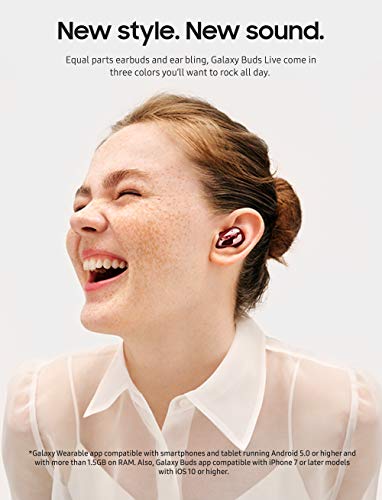 You are currently viewing Samsung Electronics Galaxy Buds Live, True Wireless Earbuds w/Active Noise Cancelling (Wireless Charging Case Included), Mystic Red (US Version)