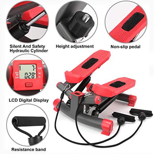 Read more about the article TOLOCO Stepper with Resistance Bands,Adjustable Mini Steppers for Exercise, Stair Stepping Fitness Equipment for Indoor