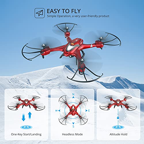 You are currently viewing Holy Stone HS200 FPV Drone with Camera 720P HD Live Video for Adults & Kids RC Wifi Quadcopter with Voice/App Control, Altitude Hold, 3D Flip, One Key Function, 2 Batteries, Easy to Fly for Beginners