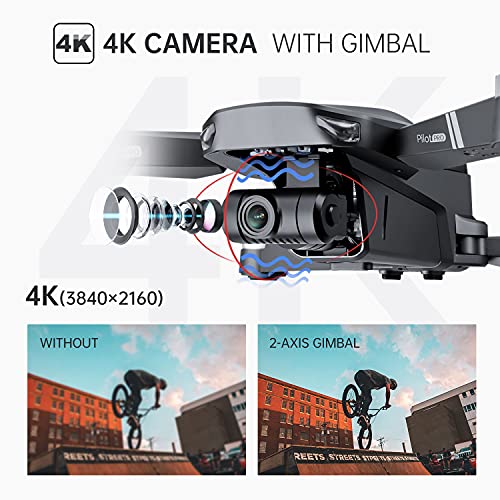 Read more about the article GPS 4k Drones with 2 axis Gimbal EIS Camera for Adults Beginners,3280ft Long Range Professional Quadcopter with Brushless Motor, 50Mins Flight Time WiFi 5G FPV Transmission Auto Return Foldable