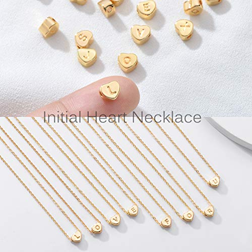 You are currently viewing Tiny Gold Initial Heart Necklace-14K Gold Filled Handmade Dainty Personalized Letter Heart Choker Necklace Gift for Women Kids Child Necklace Jewelry Letter K