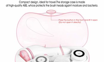 Read more about the article Waterproof Facial Cleansing Spin Brush Set with 4 Exfoliation Brush Heads – Complete Face Spa System by CLSEVXY – Advanced Microdermabrasion for Deep Scrubbing and Gentle Exfoliating