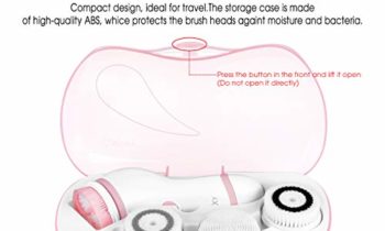 Read more about the article Waterproof Facial Cleansing Spin Brush Set with 4 Exfoliation Brush Heads – Complete Face Spa System by CLSEVXY – Advanced Microdermabrasion for Deep Scrubbing and Gentle Exfoliating