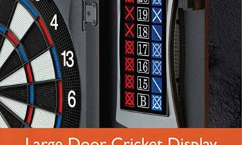 Read more about the article Fat Cat Mercury Electronic Dartboard, Built In Cabinet Doors With Integrated Scoreboard, Dart Storage For 6 Darts, Dual Display In Two Colors, Compact Target Face For Fast Play