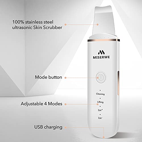 Read more about the article Skin Scrubber Face Skin Spatula Blackhead Remover Pore Cleaner Face Beauty Lifting Tool Comedones Extractor with 4 Modes , Facial Scrubber Spatula for Deep Cleansing With Two Silicone Case