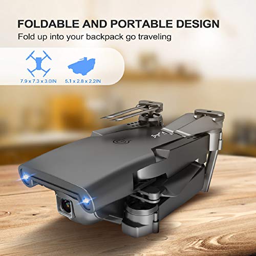 Read more about the article NEHEME NH525 Foldable Drones with 720P HD Camera for Adults, RC Quadcopter WiFi FPV Live Video, Altitude Hold, Headless Mode, One Key Take Off for Kids or Beginners with 2 Batteries