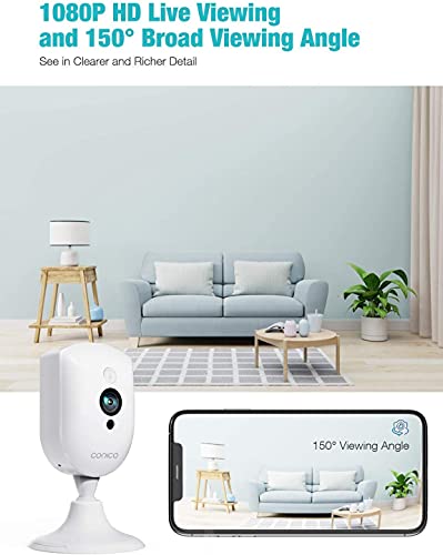Read more about the article Conico Baby Monitor,1080P HD Home Security Cameras with 8X Zoom,Motion and Sound Detection,Indoor Surveillance Camera with Night Vision,Dual Storage,IP Camera for Baby,Pet,Elders(4 Packs)
