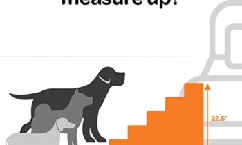 Read more about the article Best Pet Supplies USA Made Pet Steps/Stairs with CertiPUR-US Certified Foam for Dogs & Cats Ash Gray Linen, 5-Step (H: 22.5″) (ST235C-L)