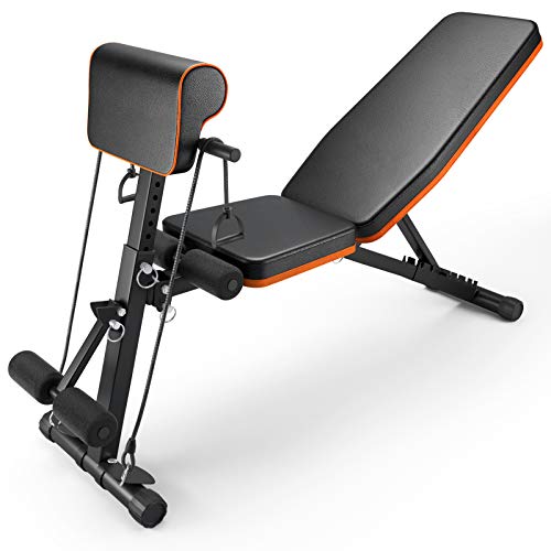 You are currently viewing PERLECARE Adjustable Weight Bench for Full Body Workout – All-in-One Durable Exercise Bench Holds up to 772 lbs, Foldable Flat/Incline/Decline Workout Bench with Two Exercise Bands for Home Gym