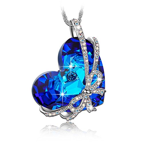 Read more about the article Qianse Heart of the Ocean Bowtie Pendant Necklace Review & Ratings