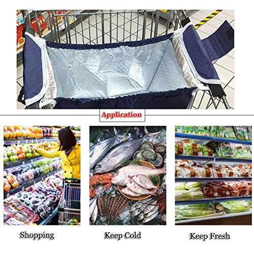 Read more about the article 2Pack Insulated Reusable Grab Shopping Bag Collapsible Grocery Shopping Tote Bags with Handles,Clip on Shopping Cart As Seen On TV