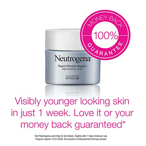Read more about the article Neutrogena Rapid Wrinkle Repair Retinol Regenerating Anti-Aging Face Cream & Hyaluronic Acid; Anti-Wrinkle Retinol Moisturizer & Neck Cream, with Hyaluronic Acid & Retinol, 1.7 Oz