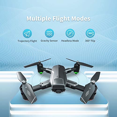Read more about the article Dragon Touch DF01 Foldable Drone with Camera for Adults, WiFi FPV Drone with 120° Wide-Angle 1080P HD Camera RC Quadcopter with Gravity Sensor, Altitude Hold, Headless Mode, One Key Take Off/Landing