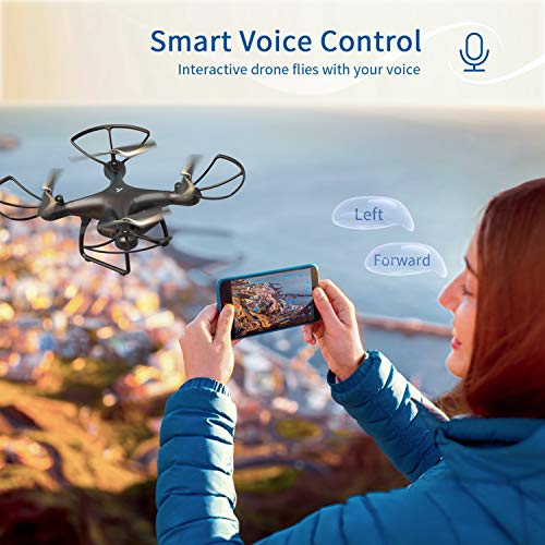 You are currently viewing SNAPTAIN SP650 1080P Drone with Camera for Adults 1080P HD Live Video Camera Drone for Beginners w/Voice Control, Gesture Control, Circle Fly, High-Speed Rotation, Altitude Hold, Headless Mode