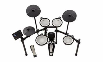 Read more about the article Roland TD-07KV Electronic V-Drums Kit – Legendary Dual-Ply All Mesh Head kit with superior expression and playability – Bluetooth Audio & MIDI – USB for recording audio and MIDI data – 40 FREE Melodic