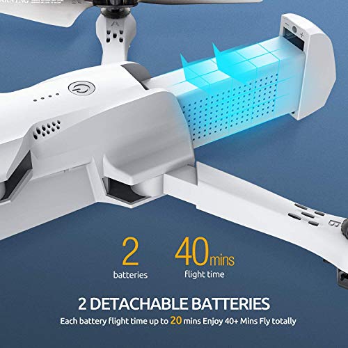 Read more about the article Tomzon D65 GPS Drone with Camera for Adults 4K UHD, Foldable FPV RC Quadcopter with Auto Return Home, Follow Me, Tap Fly, Circle Fly, MV Mode, 2 Batteries for 40 Min and Carrying Case