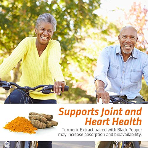 Read more about the article Turmeric Curcumin with Bioperine 95% Curcuminoids 2600mg with Black Pepper for Best Absorption, Made in USA, Best Vegan Joint Support, Turmeric Supplement Pills by Natures Nutrition – 180 Capsules
