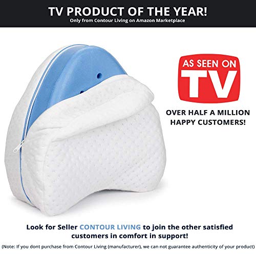You are currently viewing Contour Legacy Leg & Knee Memory Foam Support Pillow – Soothing Pain Relief for Sciatica, Back, Hips, Knees, Joints & Pregnancy – As Seen on TV (Original)
