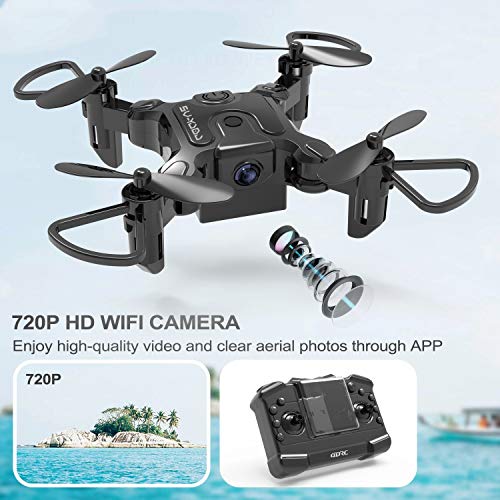 Read more about the article 4DRC Mini Drone with 720p Camera for Kids and Adults, FPV V2 Drone Beginners RC Foldable Live Video Quadcopter,App Control,3D Flips and Headless Mode,One Key Return,Altitude Hold,3 Modular Battery