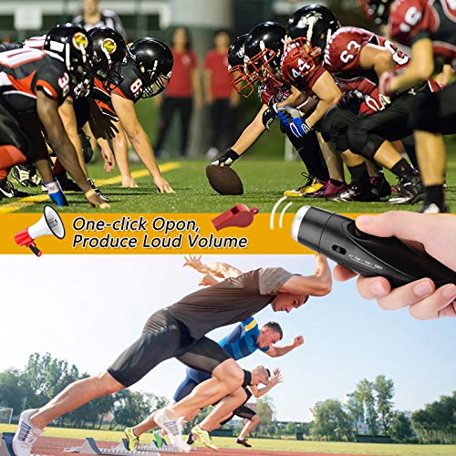 Read more about the article DR CATCH Electronic Whistle with Lanyard Adjustable, 3 Tone High Volume Electric Whistle for Referee Coaches, PE Teacher, Outdoor Camping Hiking and Boating Emergency Whistles (Black)