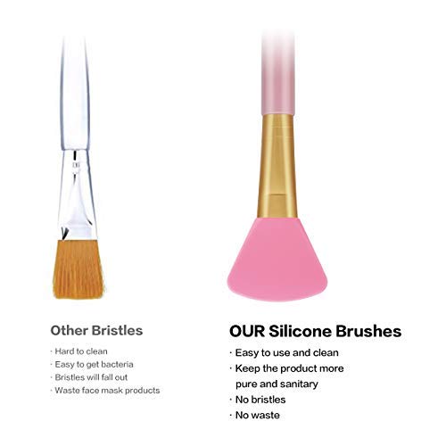 Read more about the article Cuttte 4pcs Silicone Face Mask Brushes, Flexible Facial Mud Mask Applicator Brush, Hairless Moisturizers Applicator Tools, Soft Face Mask Applicator for Mud, Clay, Charcoal Mixed Mask