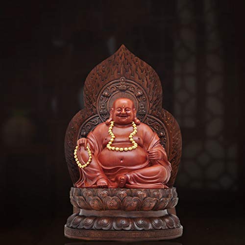 You are currently viewing ADUEYE Feng Shui Handmade Meditation Sitting Buddha Statue Home Indoor Outdoor Decoration Jewelry (Color : Maitreya, Size : Small)