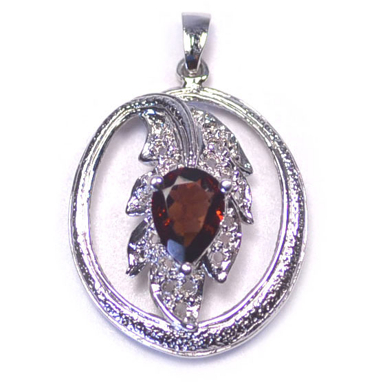 Read more about the article Merit 18172 925 Silver Ruby Pendent