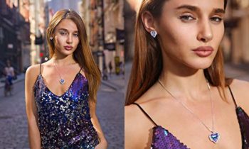Read more about the article CDE Angel Wing Heart Mothers Day Jewelry Sets Gift Crystals from Swarovski Set for Women Pendant Necklaces and Earrings Anniversary Birthday Valentine’s Day Jewelry Gifts for Women Love