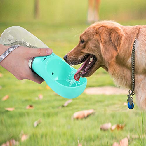 Read more about the article Pedy Dog Water Bottle, Pet Travel Water Bottle with ABS Food Grade Small Dog Travel Outdoor Water Drinking Bottle, 18oz(Blue)