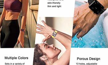 Read more about the article eCamframe Compatible with Apple Watch Bands 40mm 38mm, 3 Pack Soft Waterproof Silicone Sport Straps for iWatch Series 6/5/4/3/2/1 & SE