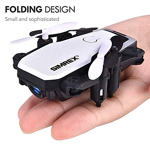 Read more about the article SIMREX X300C Mini Drone RC Quadcopter Foldable Altitude Hold Headless RTF 360 Degree FPV Video WiFi 720P HD Camera 6-Axis Gyro 4CH 2.4Ghz Remote Control Super Easy Fly for Training(White)