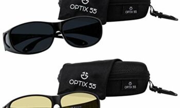 Read more about the article Fit Over HD Day / Night Driving Glasses Wraparound Sunglasses for Men, Women – Anti Glare Polarized Wraparounds (Night Vision / Sunglasses)