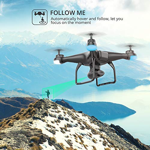 Read more about the article Holy Stone HS120D GPS Drone with Camera for Adults 1080p HD FPV, Quadcotper with Auto Return Home, Follow Me, Altitude Hold, Tap Fly Functions, Includes 2 Batteries and Carrying Backpack