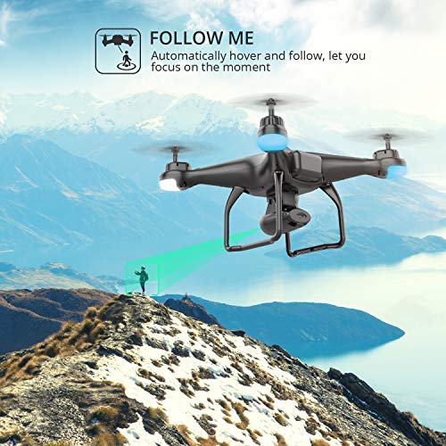 You are currently viewing Holy Stone HS120D GPS Drone with Camera for Adults 1080p HD FPV, Quadcotper with Auto Return Home, Follow Me, Altitude Hold, Tap Fly Functions, Includes 2 Batteries and Carrying Backpack