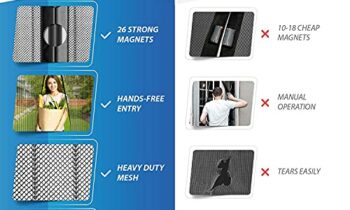 Read more about the article Flux Phenom Magnetic Screen Door – Retractable Mesh with Self Sealing Magnets – Keeps Nature Out