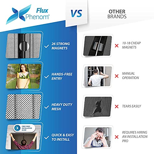 Read more about the article Flux Phenom Magnetic Screen Door – Retractable Mesh with Self Sealing Magnets – Keeps Nature Out