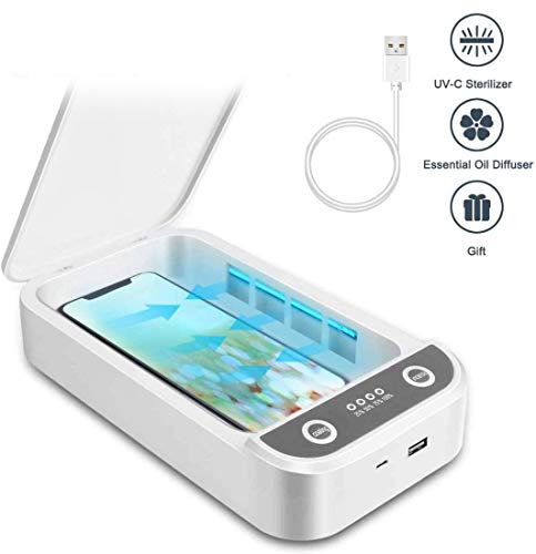 You are currently viewing UV Cell Phone Sanitizer Portable UV Light Phone Sterilizer Clearner Box for iOS Android Smartphones Jewelry Watch Pacifiers