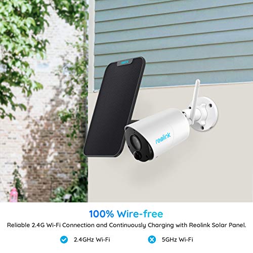 You are currently viewing Outdoor Security Camera System Wireless, Solar Battery Powered, 1080p Wirefree Waterproof 2-Way Audio Night Vision w/ PIR Motion Sensor, Support Alexa/Google Assistant, REOLINK Argus Eco+Solar Panel