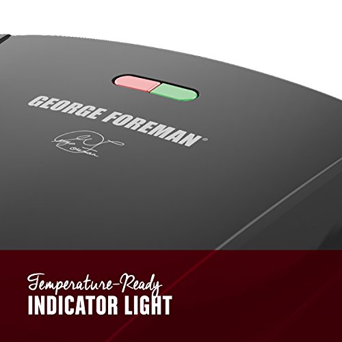 Read more about the article George Foreman 4-Serving Removable Plate Grill and Panini Press, Black, GRP1060B