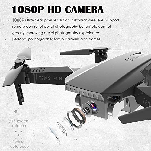 You are currently viewing Teeggi M71 Drones with Dual Camera for Adults and Kids Foldable Drone 1080P FPV Quadcopter with Optical Flow Positioning, One Key Start/Landing, Headless Mode, Altitude Hold, 2 Batteries+Carry Case­