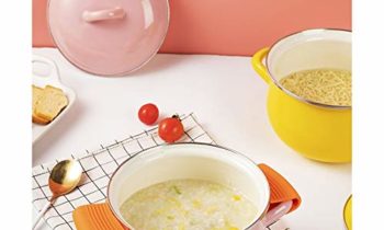 Read more about the article JINXIU Casserole Small Casserole Dish Binaural Shallow Induction Casserole with Tough Enamel Coating Macaron Color 2L (Color : Yellow)
