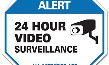 Read more about the article Video Surveillance Sign – CCTV Security Alert – 24 Hour Surveilance All Activities Are Monitored Sign – Legend” Large 12 X 12 Octagon Rust Free 0.40 Aluminum Sign