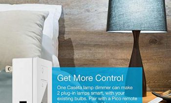 Read more about the article Lutron Caseta Smart Home Plug-in Lamp Dimmer Switch and Pico Remote Kit, Works with Alexa, Apple HomeKit, and The Google Assistant | P-PKG1P-WH | White