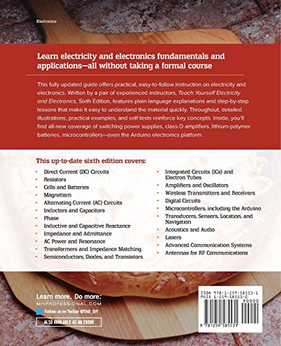 Read more about the article Teach Yourself Electricity and Electronics, Sixth Edition (Teach Yourself (McGraw-Hill))