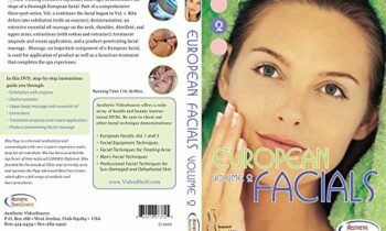 Read more about the article European Facials Volume 2 Facial DVD – Great Video for Medical & Master Estheticians. Learn About Facial Treatments, Skin Care Products, Face Massage Techniques, Essential Oils, Extractions, Ampoules, Exfoliation & more… with Rita Page. (1.5 Hours)