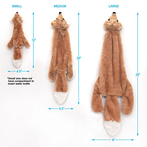 Read more about the article Best Pet Supplies 2-in-1 Fun Skin Stuffless Dog Squeaky Toy Fox & Raccoon, Medium