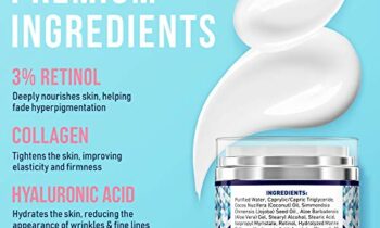 Read more about the article BLOOMMY Collagen & Retinol Cream – Made in USA – Collagen Anti Aging Cream for Face with Hyaluronic Acid – Day & Night Retinol Moisturizer – Anti Wrinkle Facial Cream – 1.7 oz